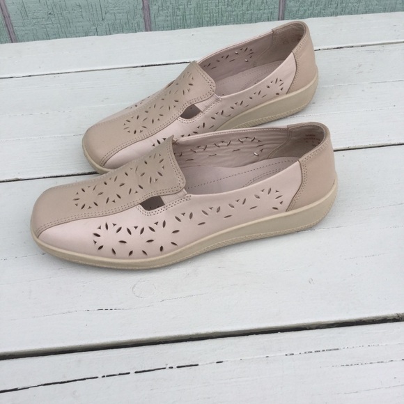 Hotter Calypso Womens Tan Leather Comfort Slip On Loafer Shoes Cut Outs
Sized 7 - Picture 2 of 6